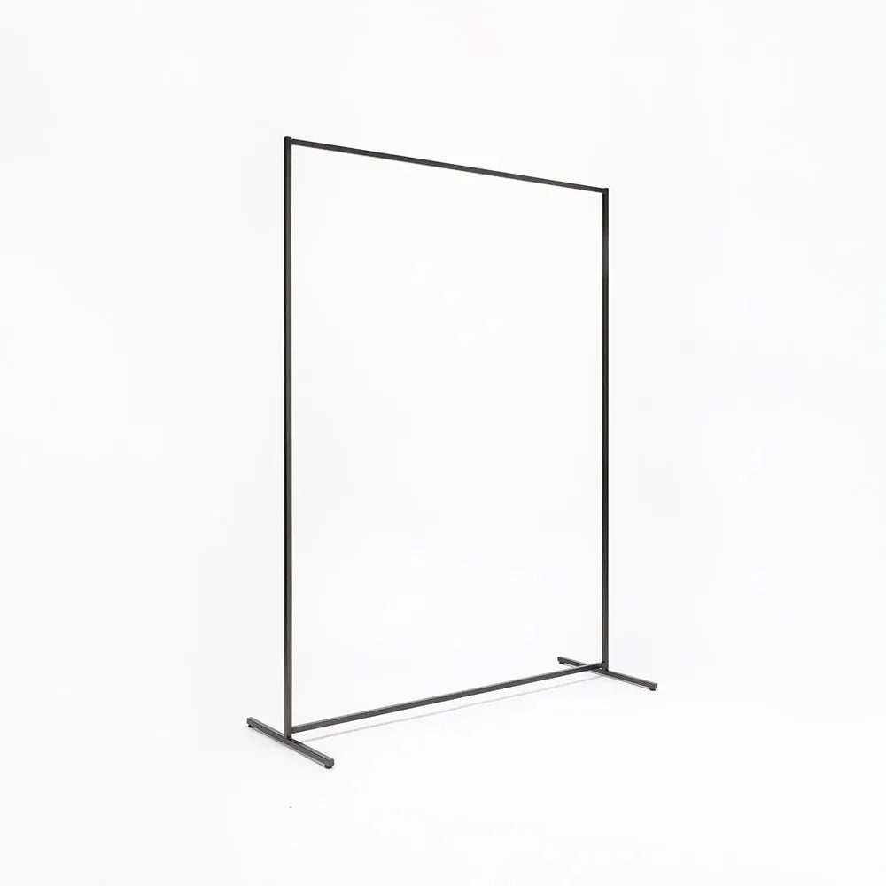 黒皮風塗装のシンプルなハンガーラック W120cm / W90cm / W60cm 黒皮風塗装のシンプルなハンガーラック W120cm / W90cm / W60cm