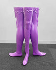 MANNEQUIN UPCYCLE 47 ART FURNITURE TABLE PURPLE