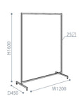 Slim design hanger rack, copper plated