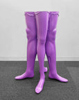 MANNEQUIN UPCYCLE 47 ART FURNITURE TABLE PURPLE