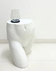 MANNEQUIN UPCYCLE 51 Side Table Stool WHITE