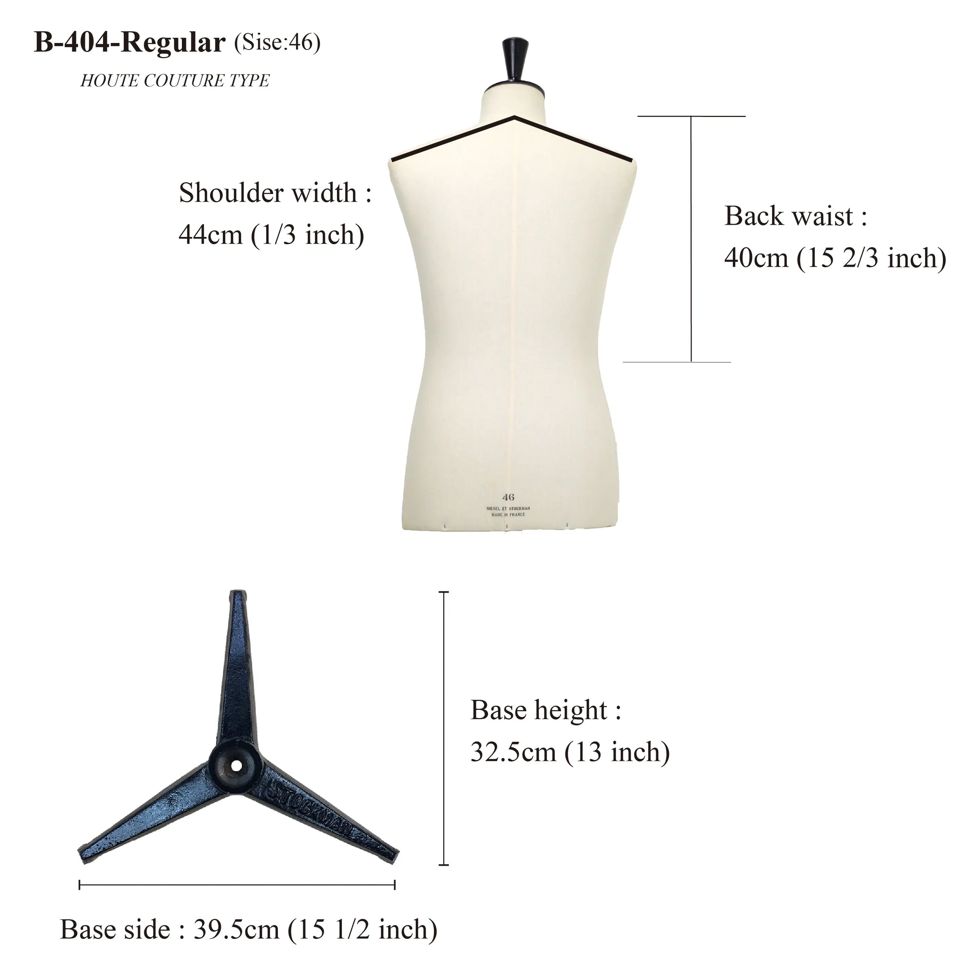 STOCKMANのサイズ詳細画像