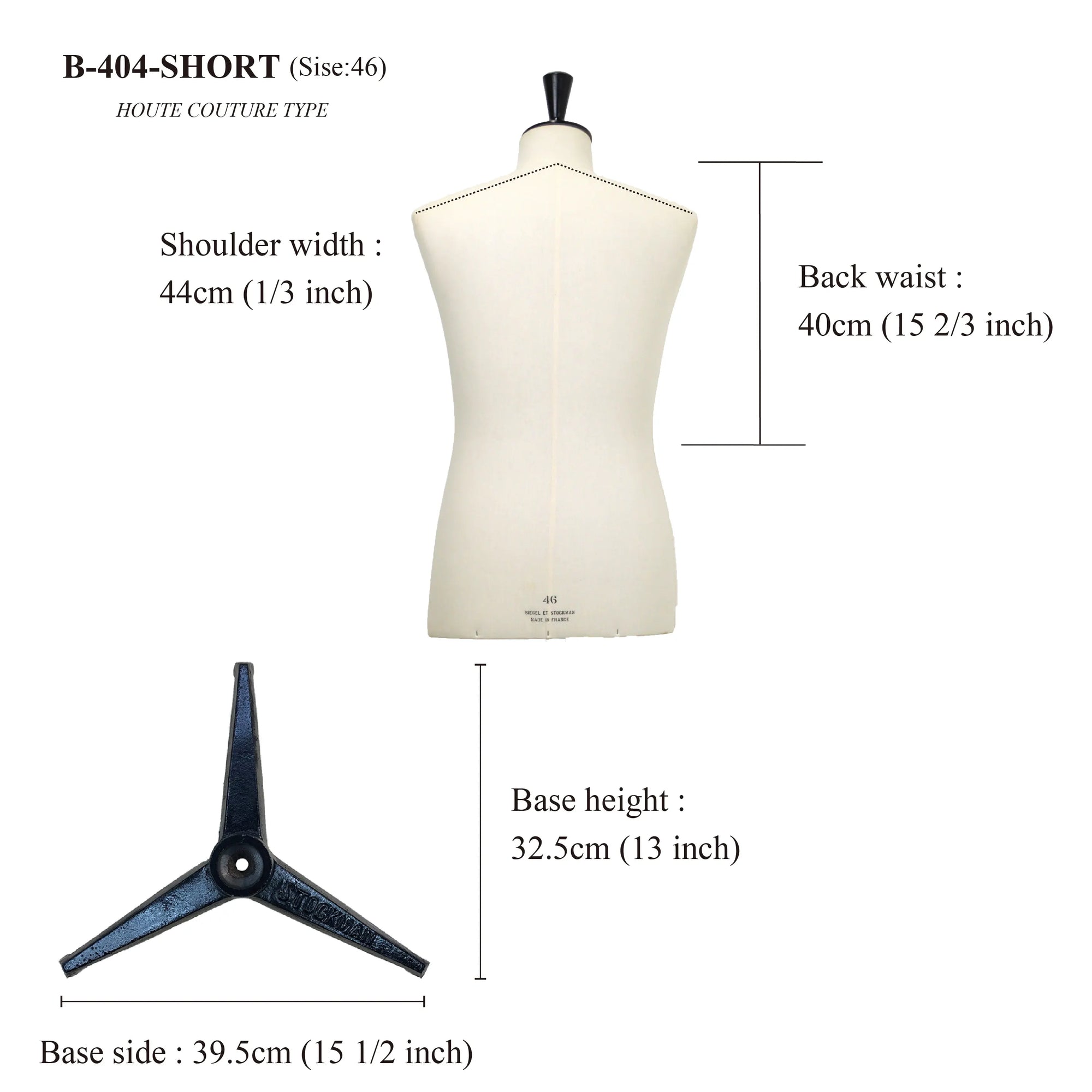 STOCKMANのサイズ詳細画像