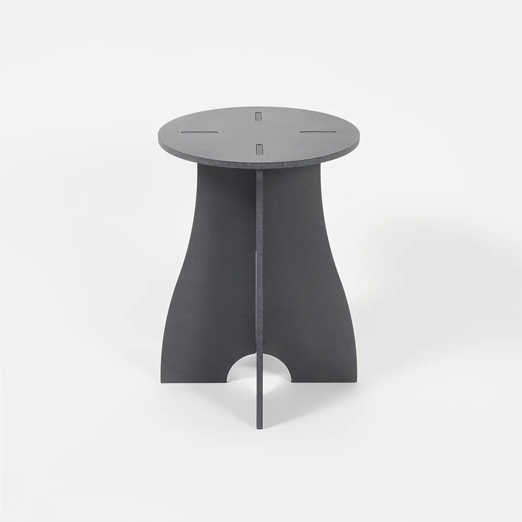 VIVIDNESS Assembled Stool GRAY
