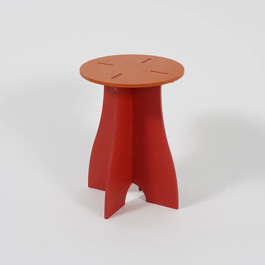 VIVIDNESS Assembled Stool ORANGE