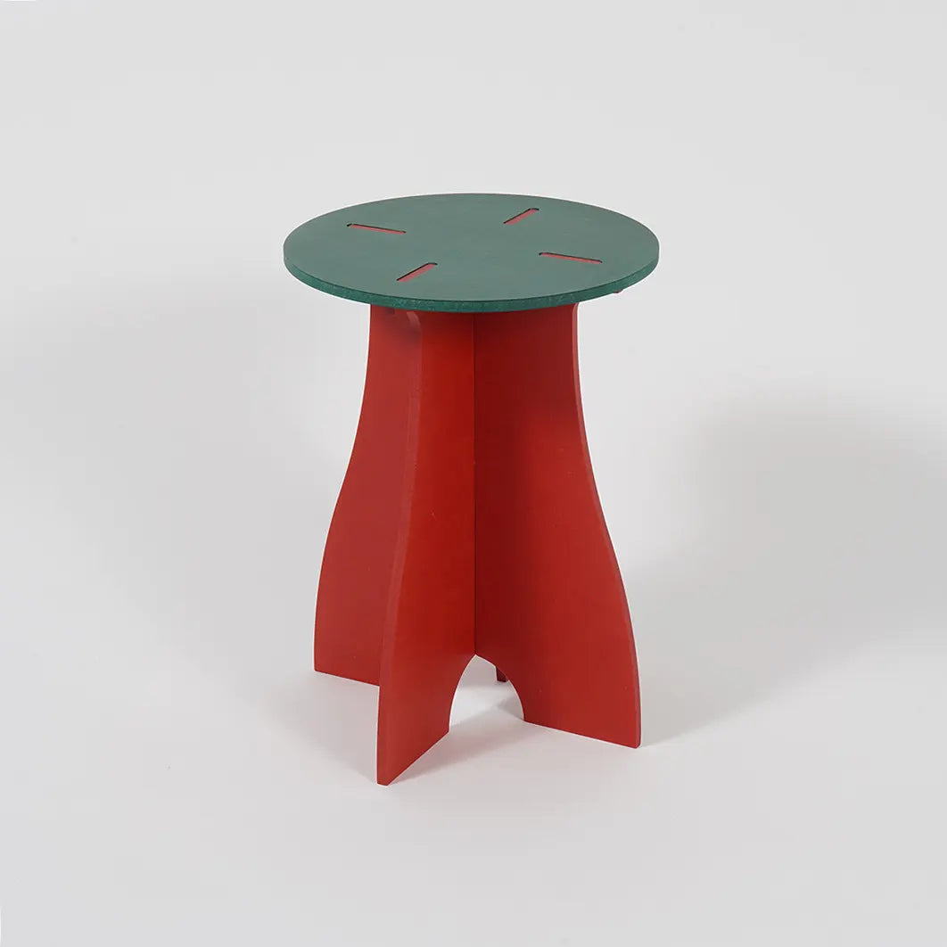 VIVIDNESS Assembled Stool GREEN