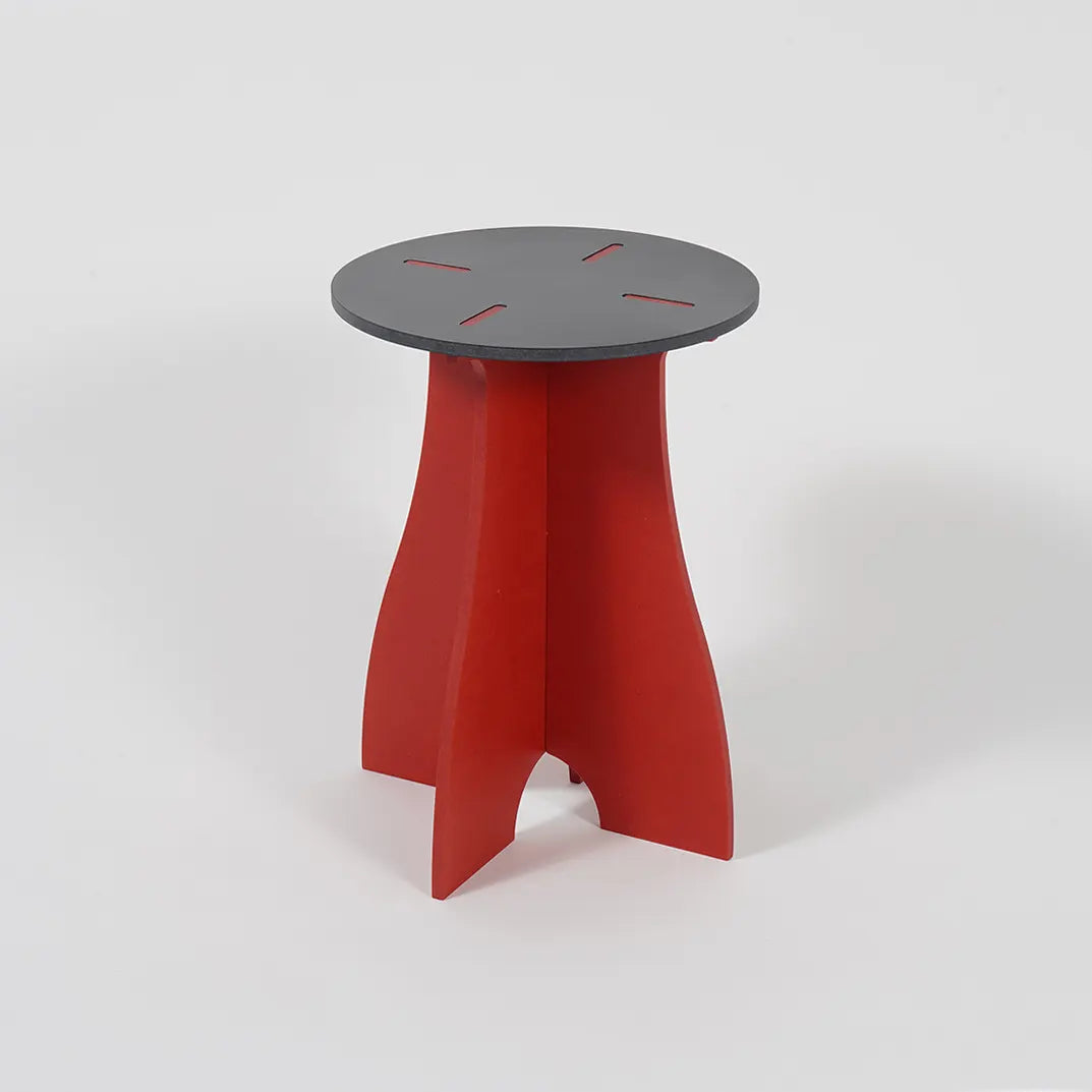 VIVIDNESS Assembled Stool GRAY
