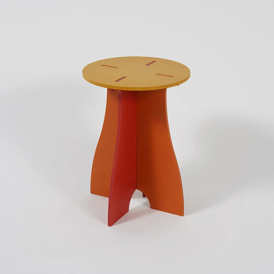 VIVIDNESS Assembled Stool YELLOW
