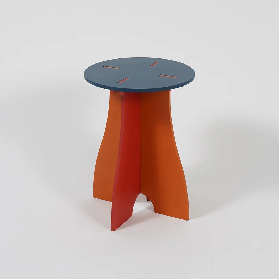 VIVIDNESS Assembled Stool BLUE