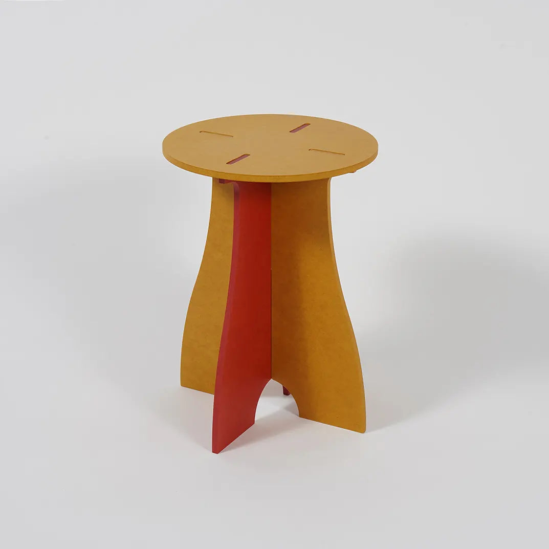 VIVIDNESS Assembled Stool YELLOW