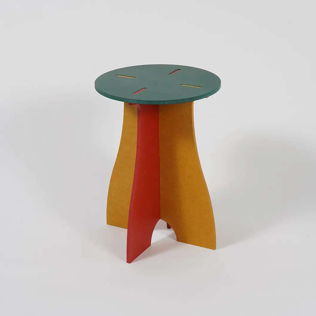 VIVIDNESS Assembled Stool GREEN