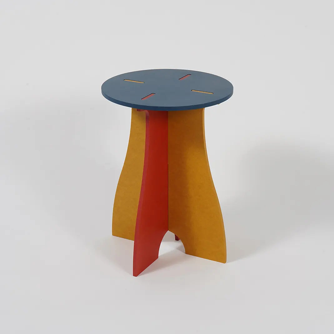 VIVIDNESS Assembled Stool BLUE