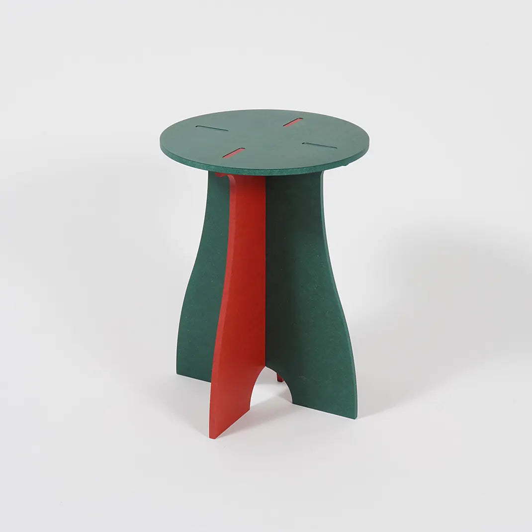 VIVIDNESS Assembled Stool GREEN