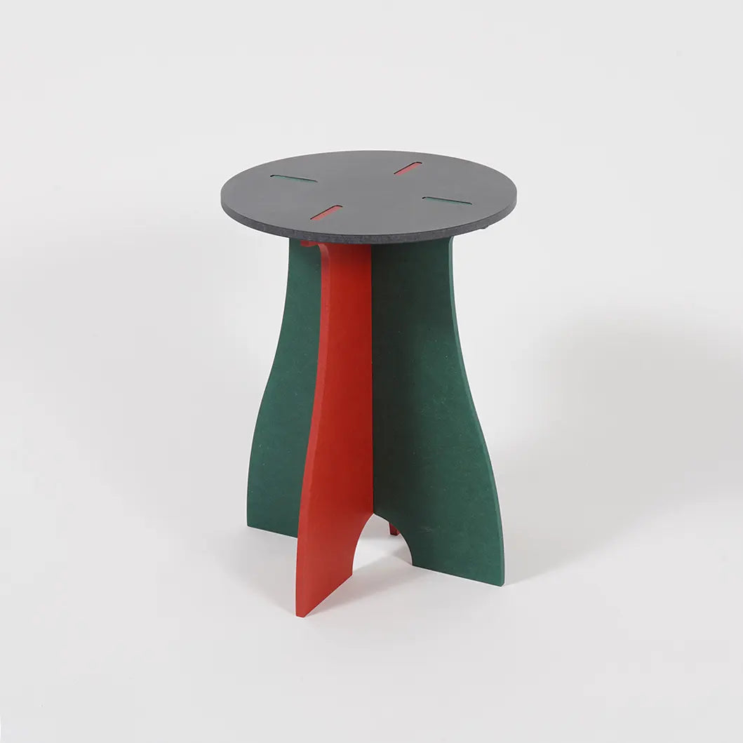 VIVIDNESS Assembled Stool GRAY