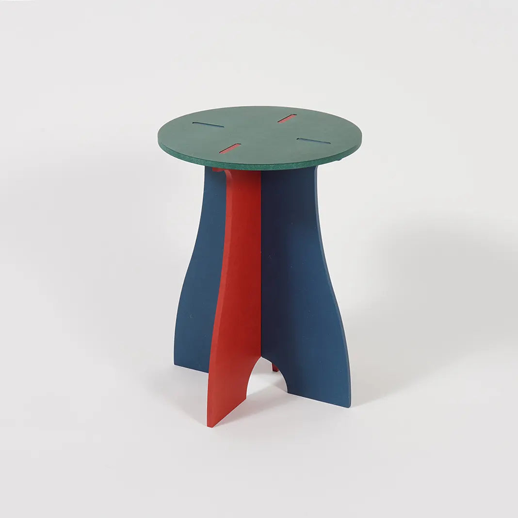 VIVIDNESS Assembled Stool GREEN