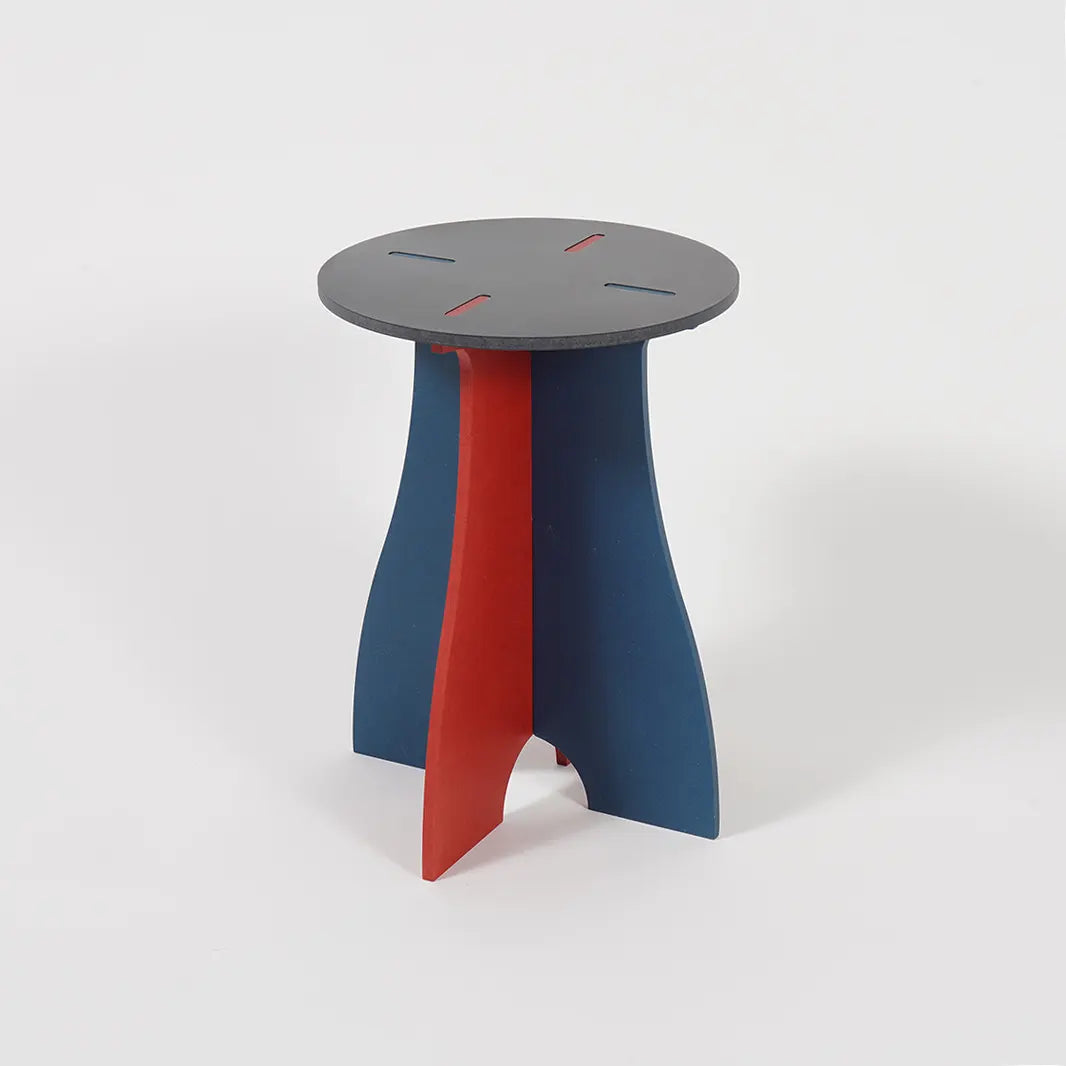 VIVIDNESS Assembled Stool GRAY