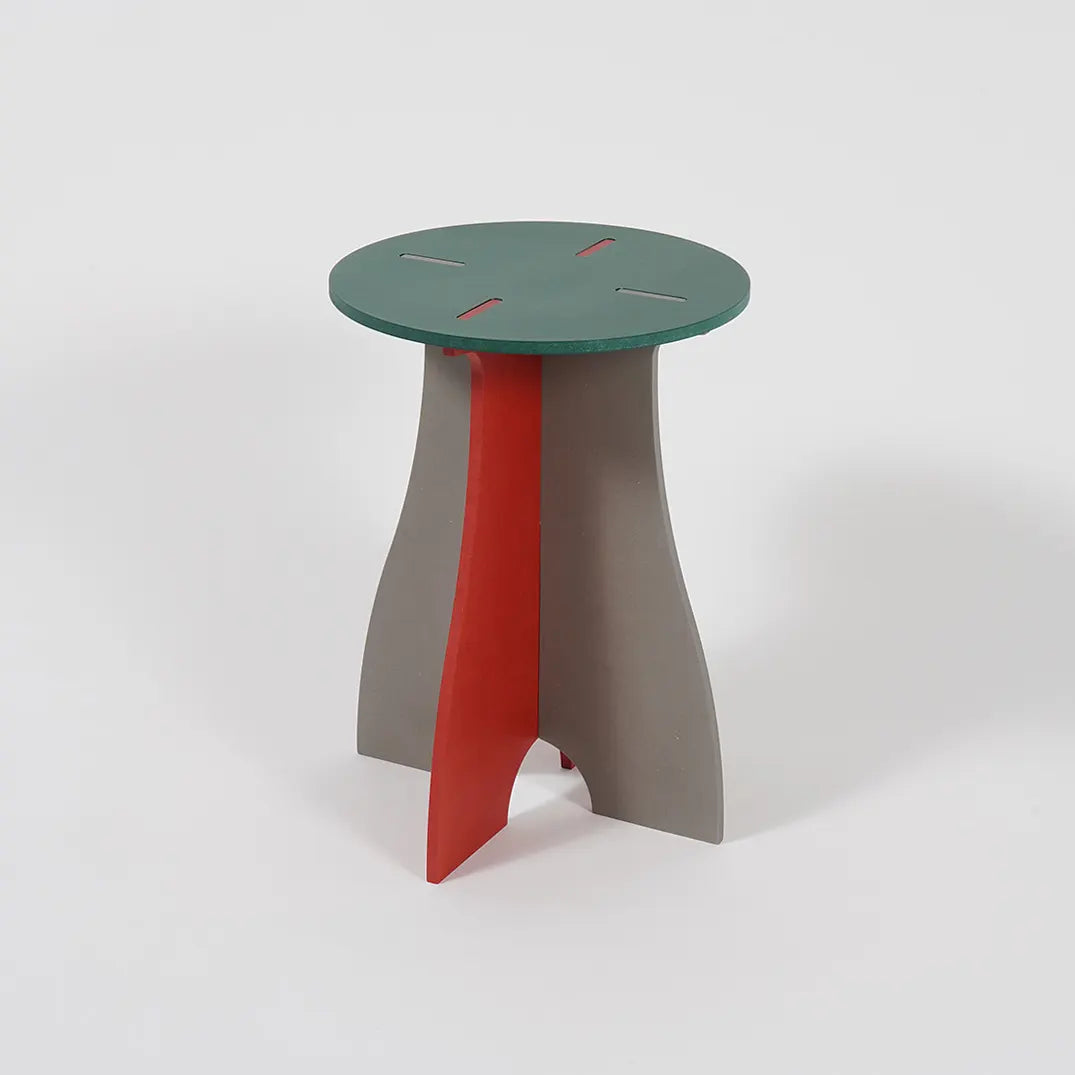 VIVIDNESS Assembled Stool GREEN