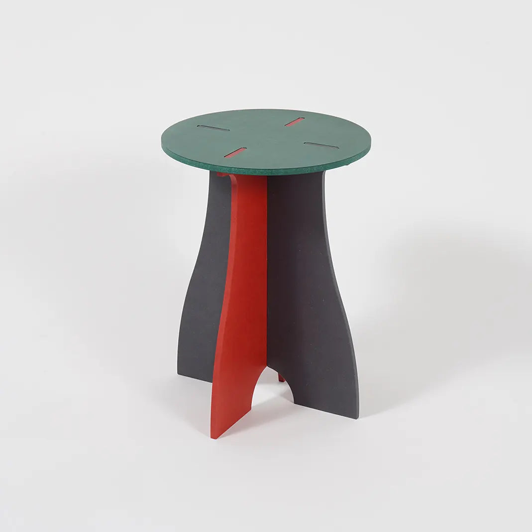 VIVIDNESS Assembled Stool GREEN