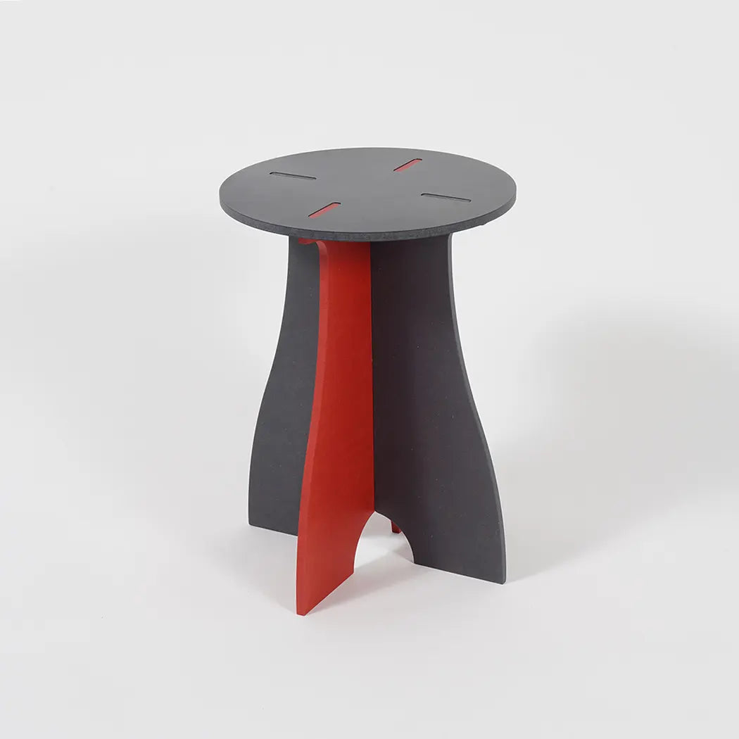 VIVIDNESS Assembled Stool GRAY