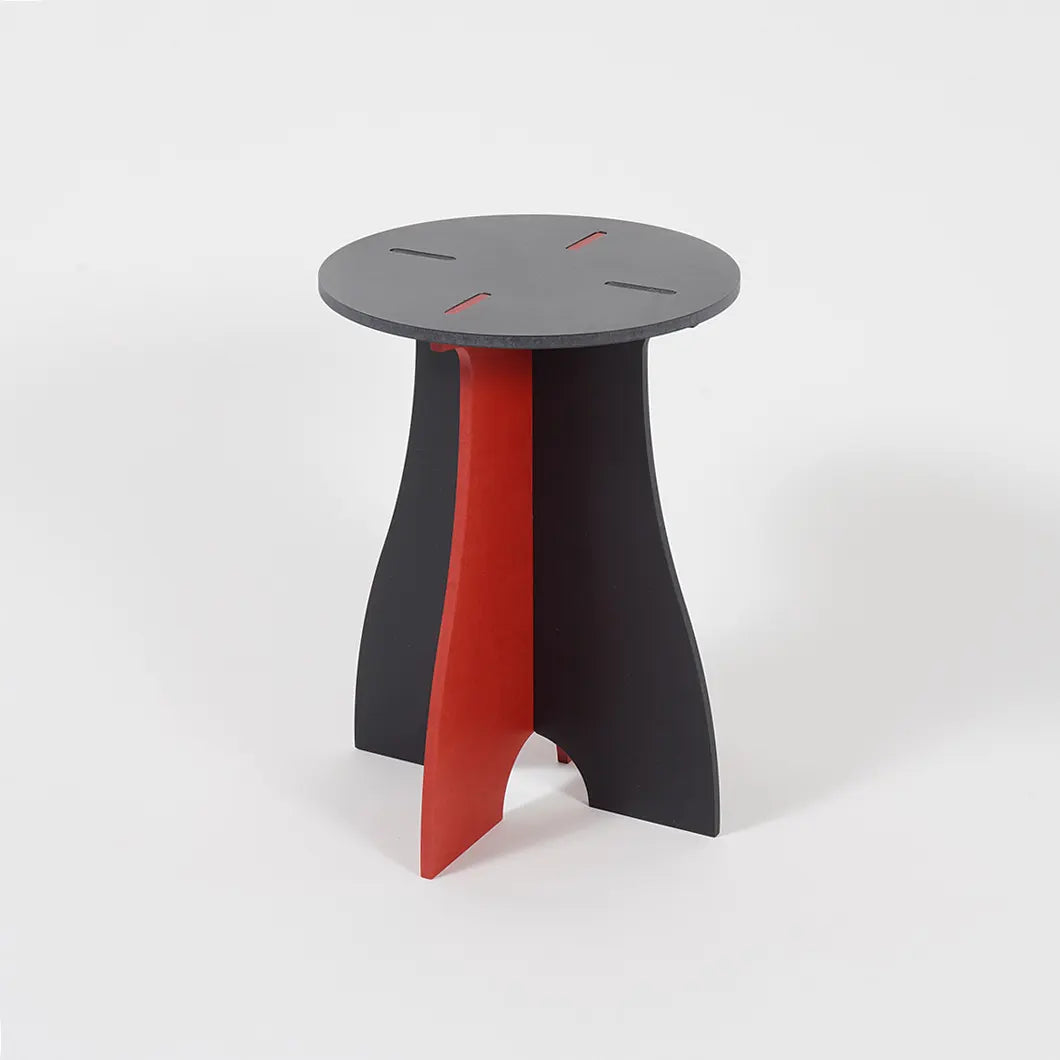 VIVIDNESS Assembled Stool GRAY