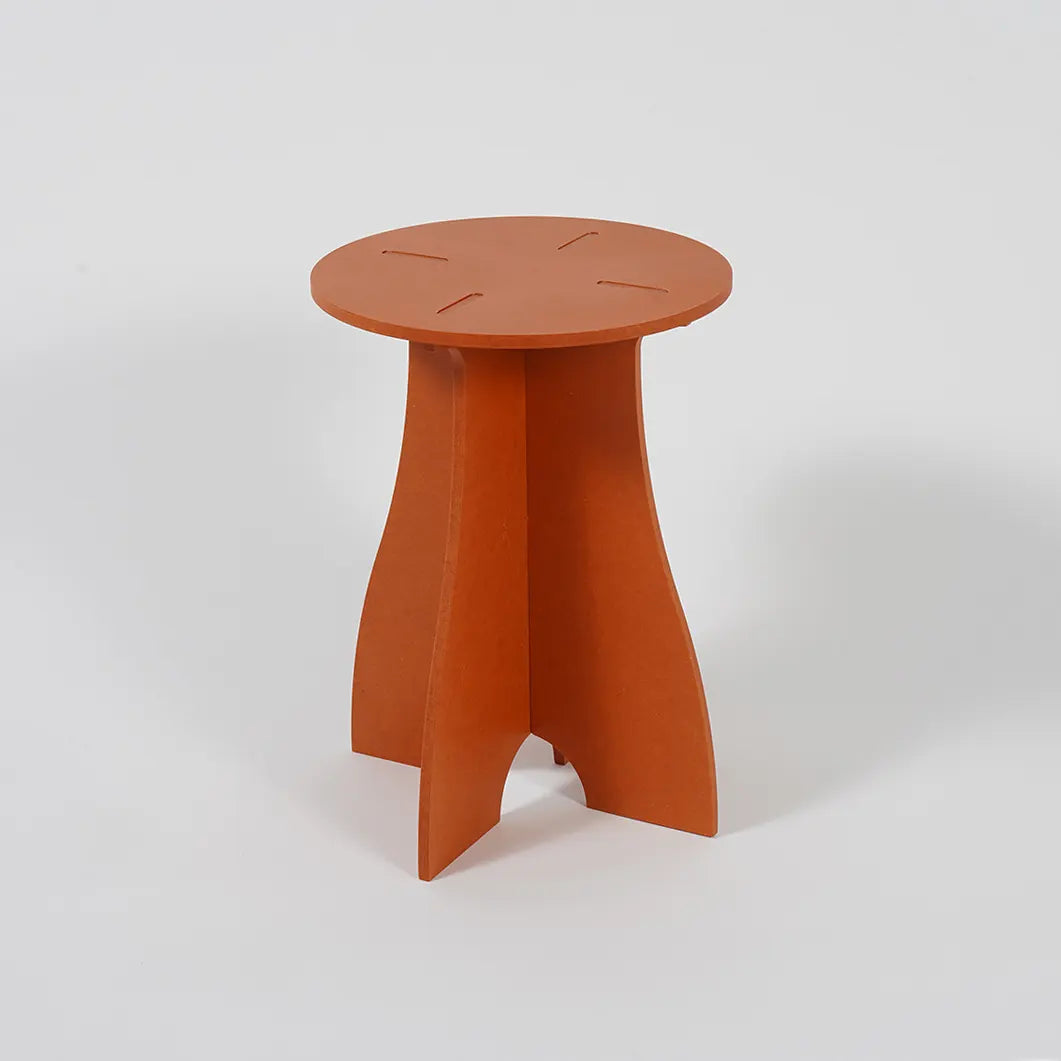 VIVIDNESS Assembled Stool ORANGE