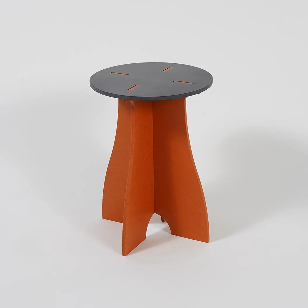 VIVIDNESS Assembled Stool GRAY