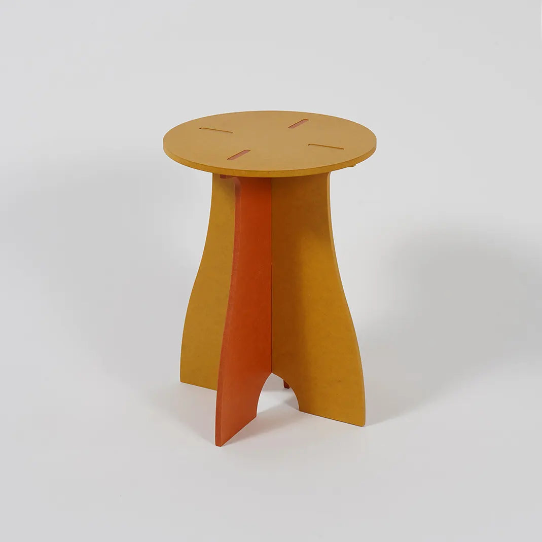 VIVIDNESS Assembled Stool YELLOW