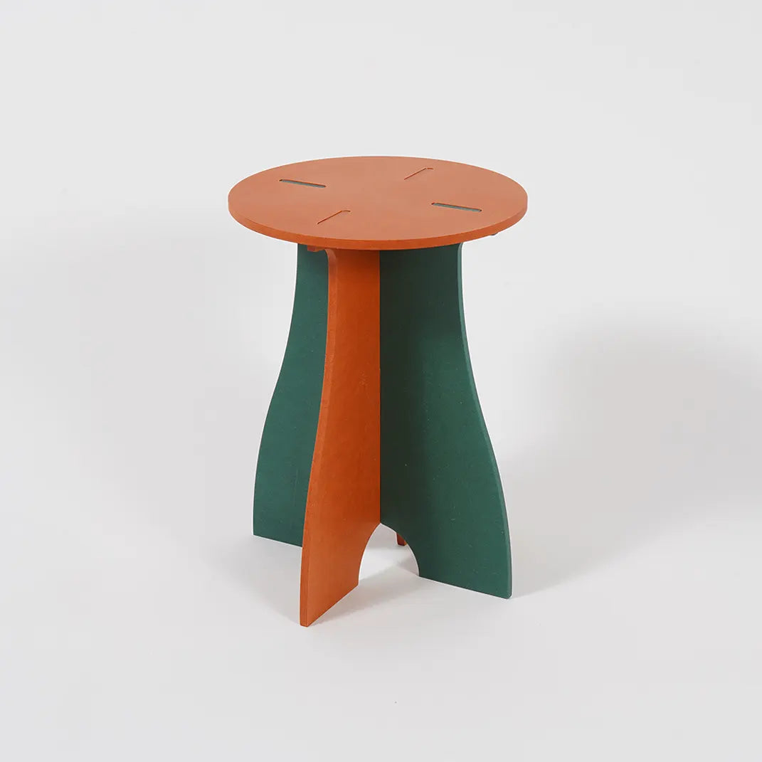 VIVIDNESS Assembled Stool ORANGE