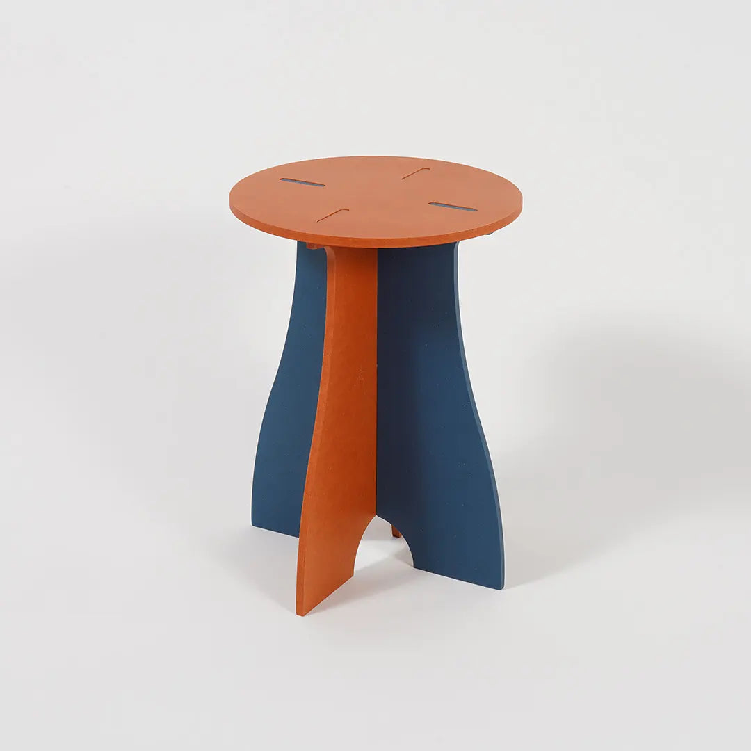 VIVIDNESS Assembled Stool ORANGE