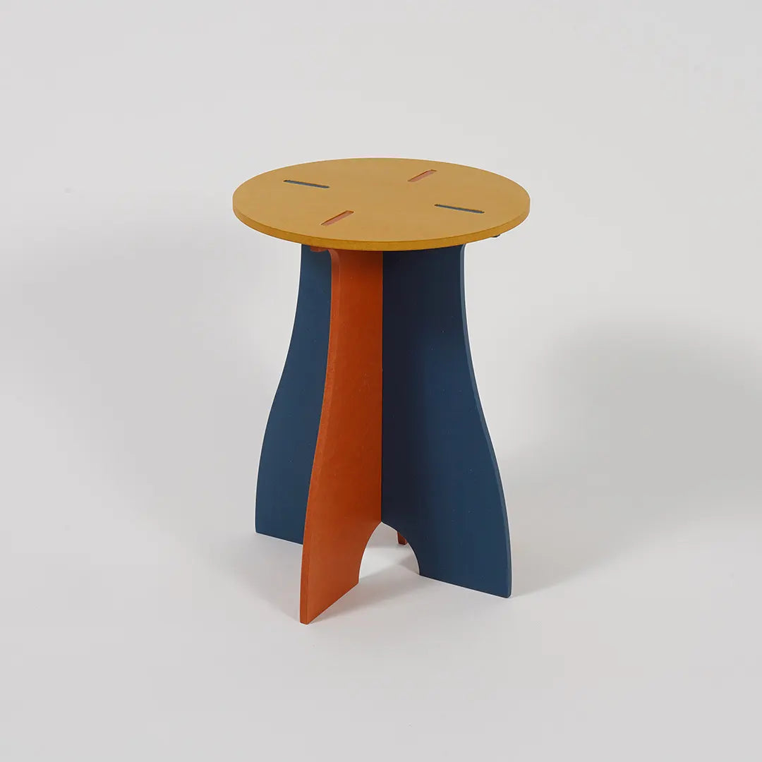 VIVIDNESS Assembled Stool YELLOW