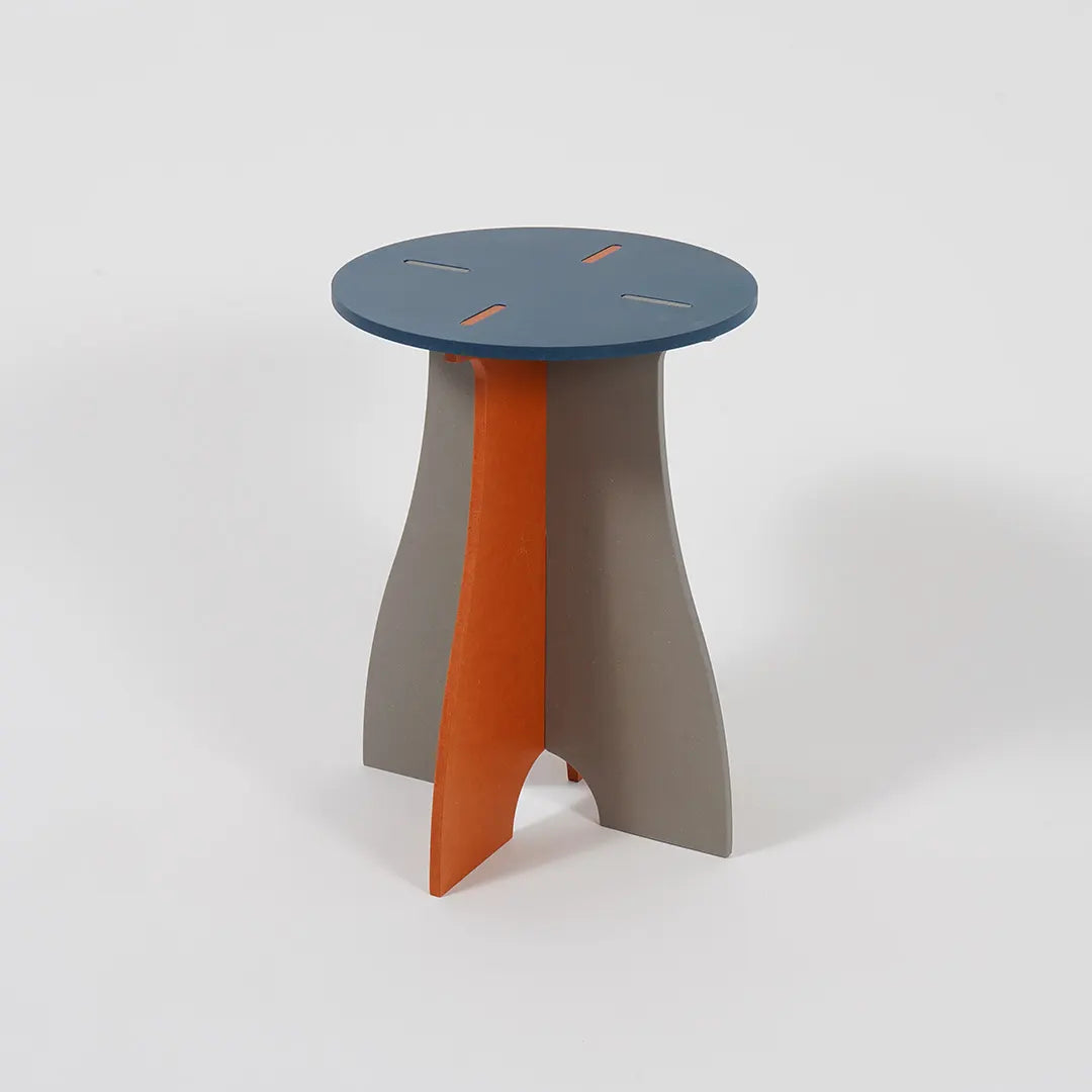 VIVIDNESS Assembled Stool BLUE