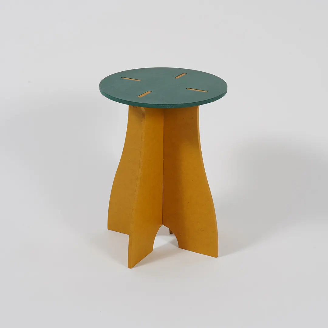 VIVIDNESS Assembled Stool GREEN