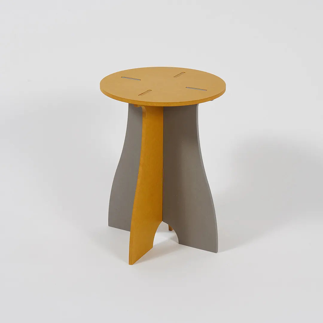 VIVIDNESS Assembled Stool YELLOW