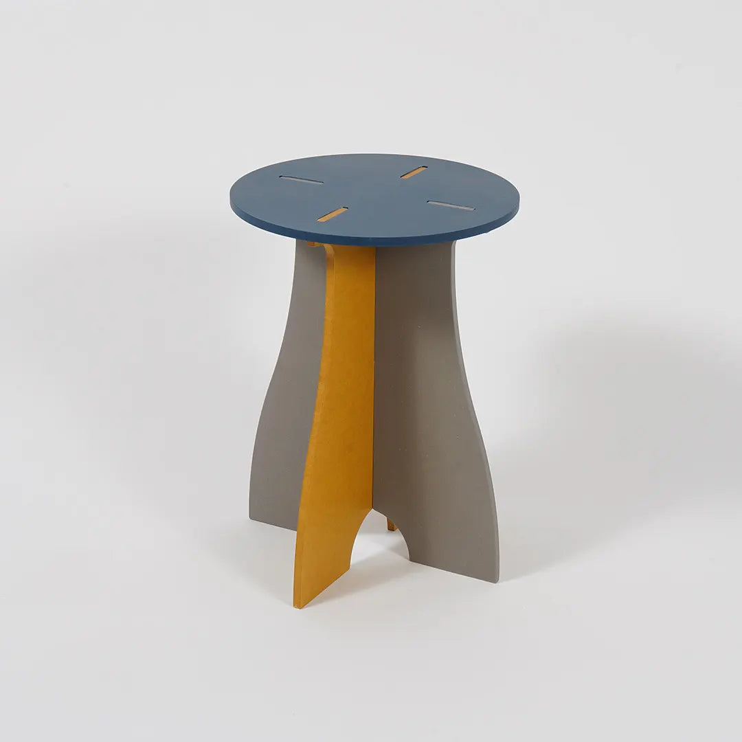 VIVIDNESS Assembled Stool BLUE