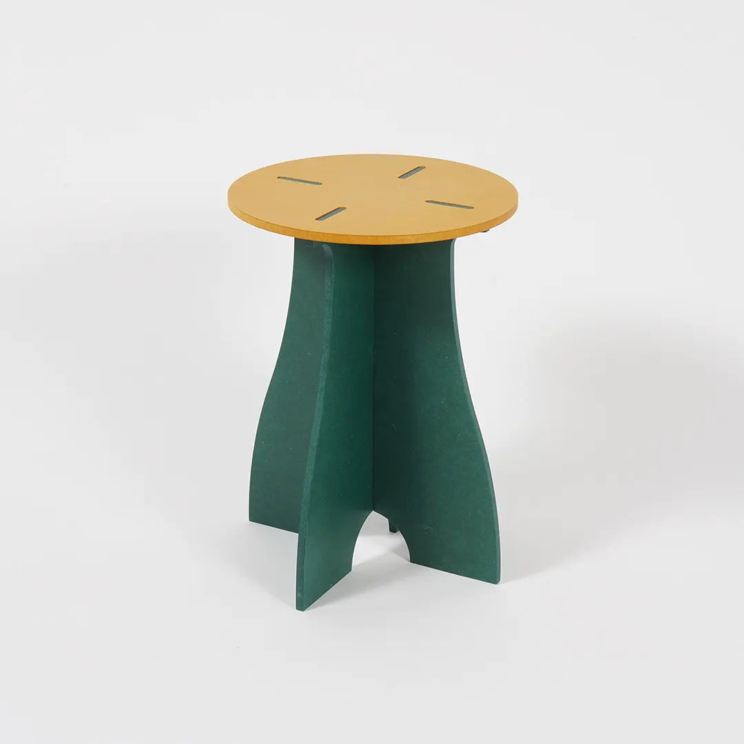 VIVIDNESS Assembled Stool YELLOW