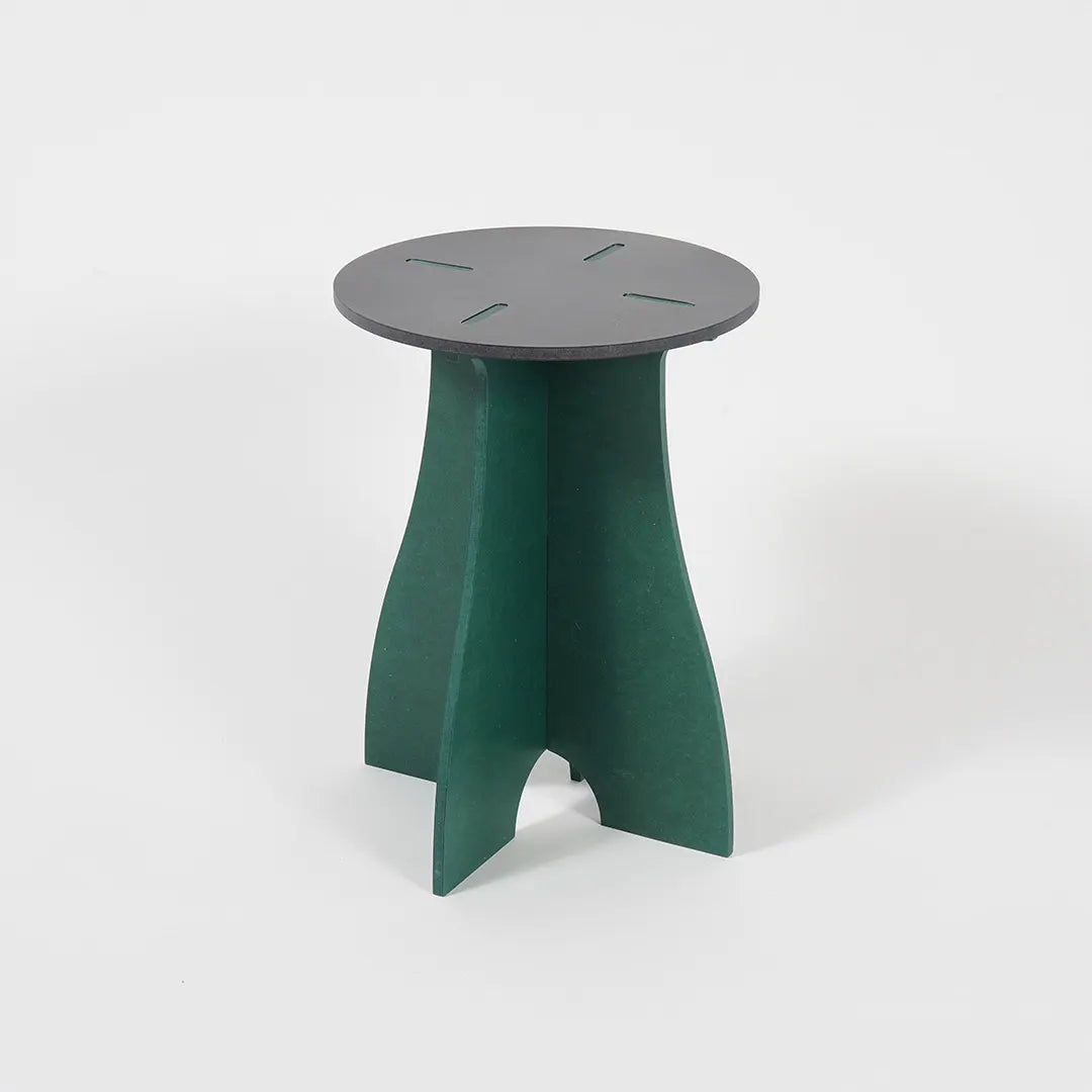 VIVIDNESS Assembled Stool GRAY