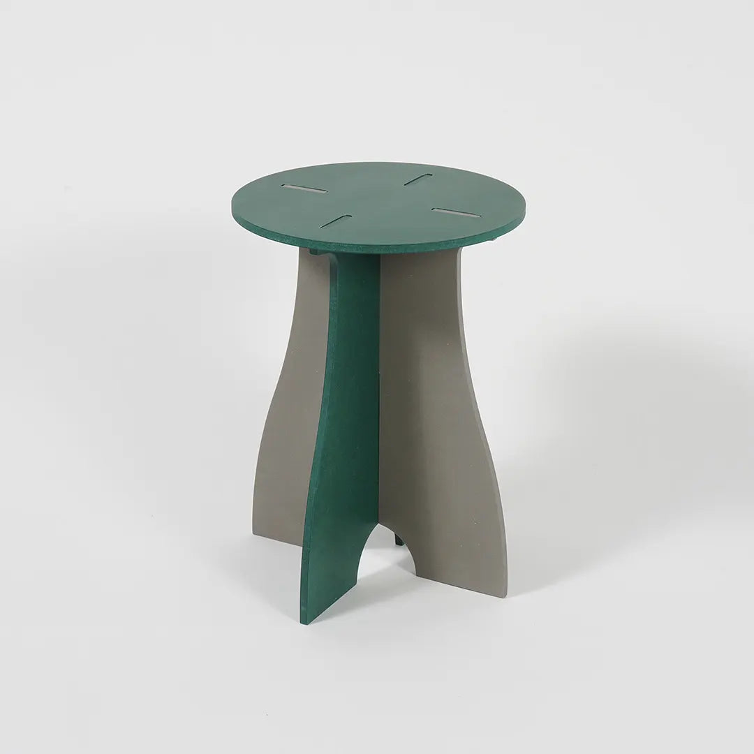 VIVIDNESS Assembled Stool GREEN
