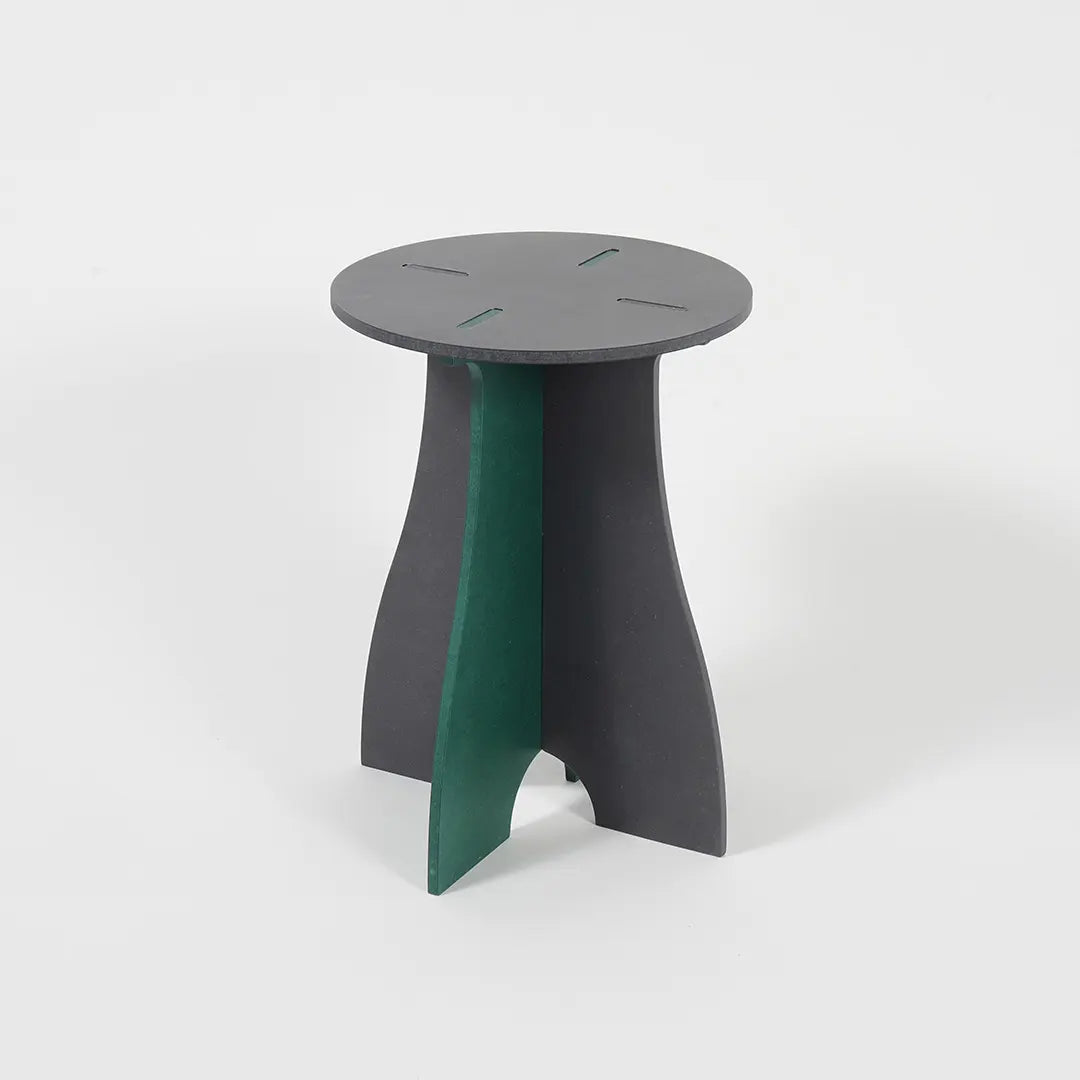 VIVIDNESS Assembled Stool GRAY