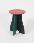 VIVIDNESS Assembled Stool RED