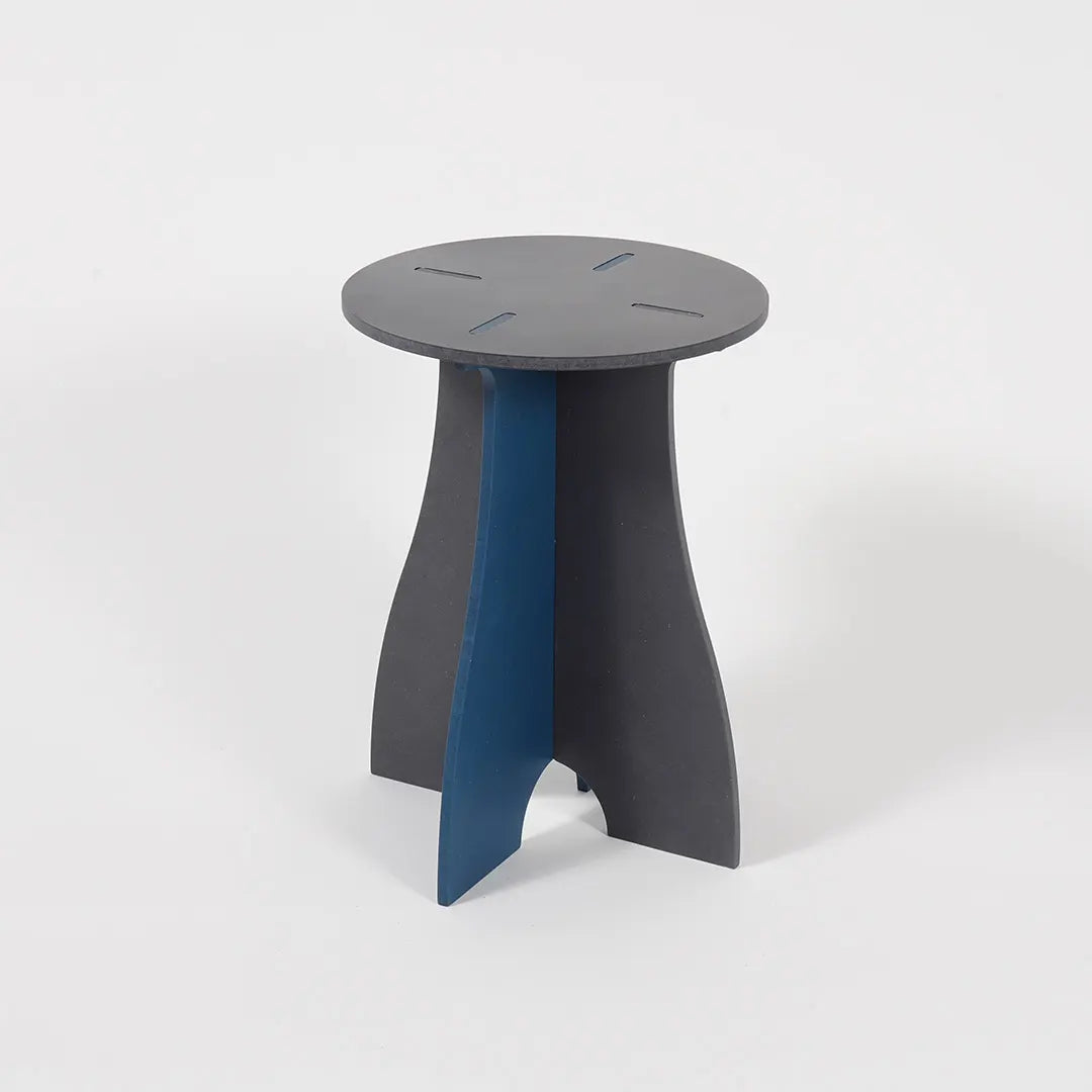 VIVIDNESS Assembled Stool GRAY