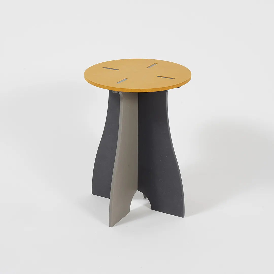VIVIDNESS Assembled Stool YELLOW