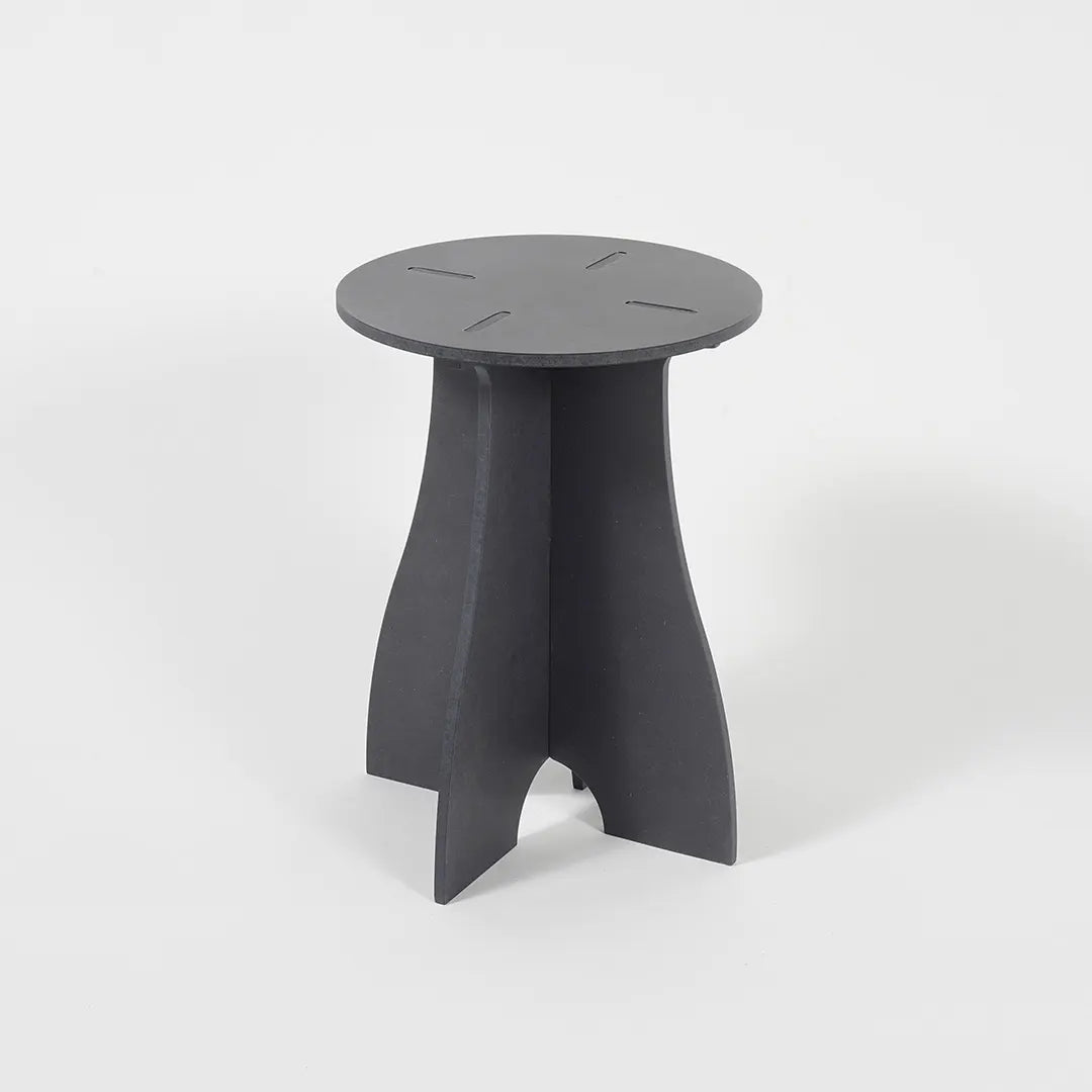 VIVIDNESS Assembled Stool GRAY
