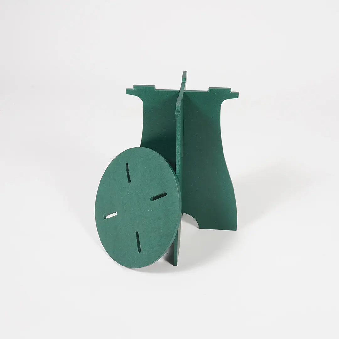 VIVIDNESS Assembled Stool GREEN