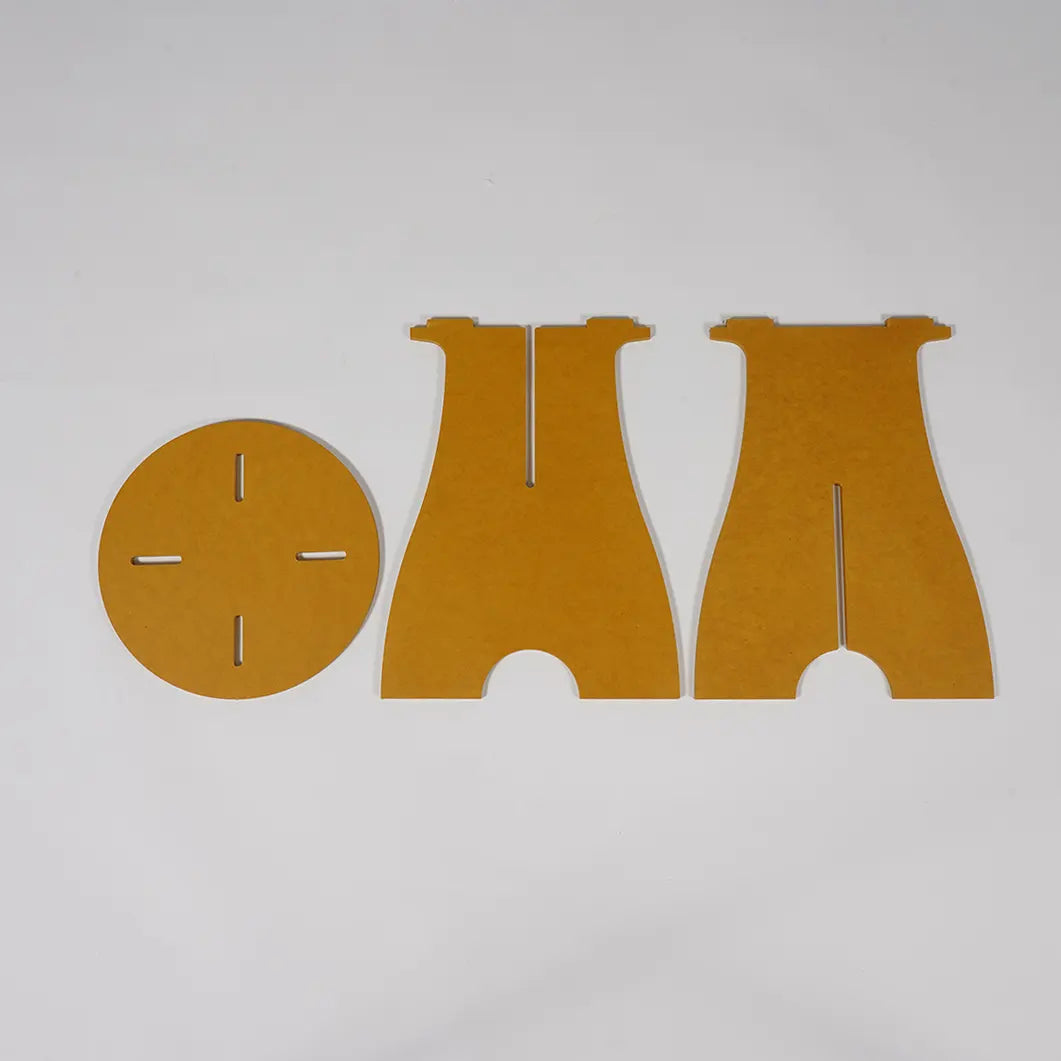 VIVIDNESS Assembled Stool YELLOW