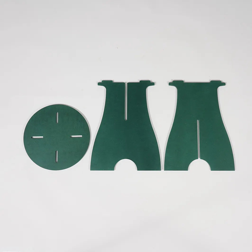 VIVIDNESS Assembled Stool GREEN
