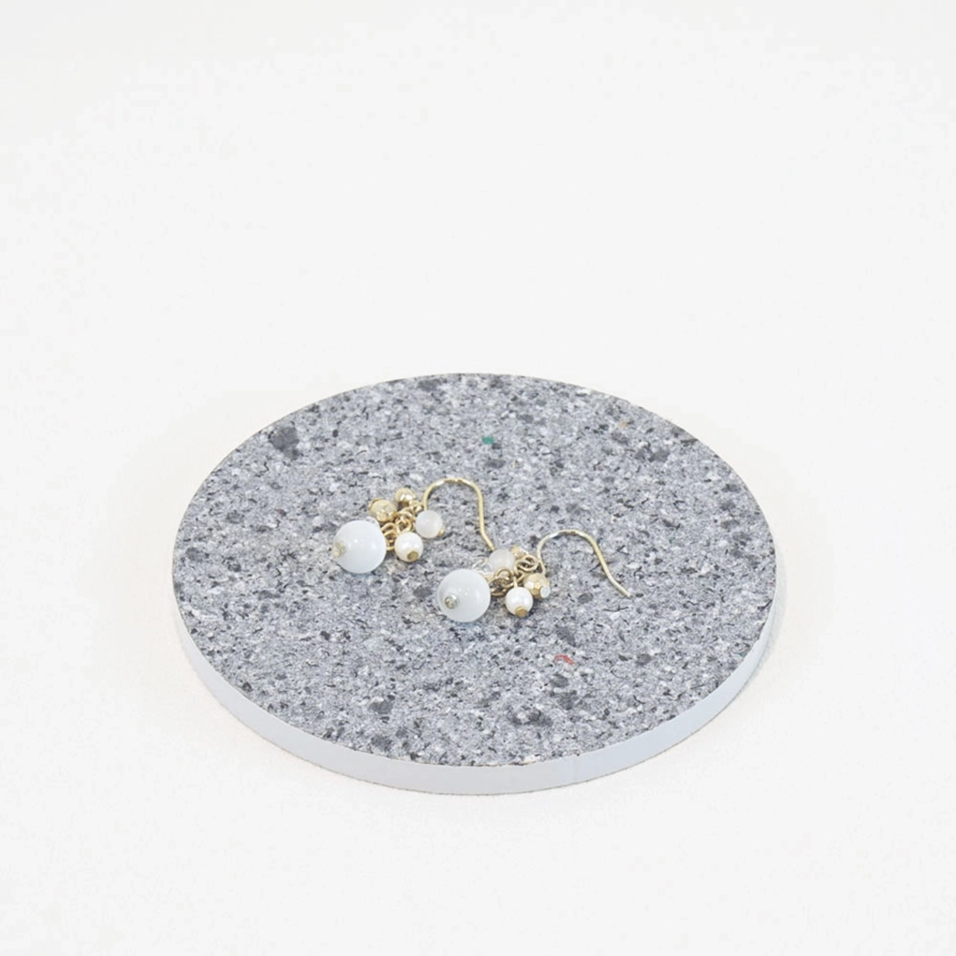 服からできた新素材コースター PANECO® パネコ コースター3枚SET Φ9cm 5.5mm厚 MONOTONE / COLOR