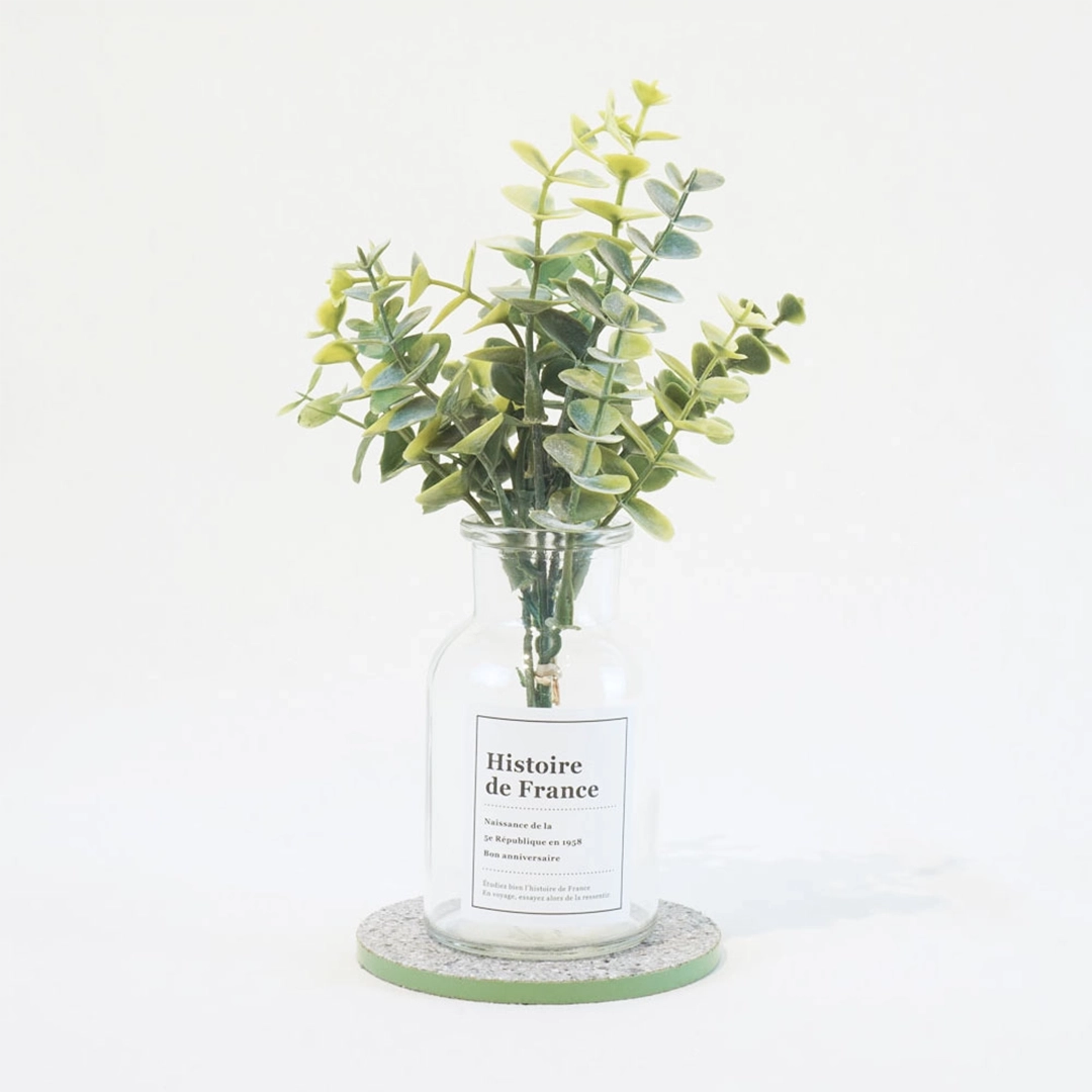 服からできた新素材コースター PANECO® パネコ コースター3枚SET Φ9cm 5.5mm厚 MONOTONE / COLOR