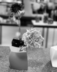 Single flower vase Flower base "CUBE" QUINT by NANASAI