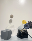 Single flower vase Flower base "CUBE" QUINT by NANASAI