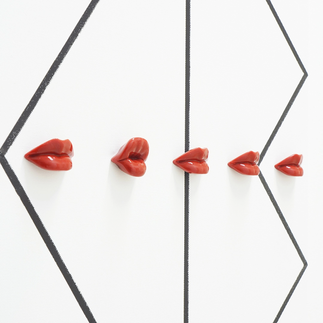 アートパネル ART PANEL リップパーツ&キャンバス「LIPS to SIGNAL」